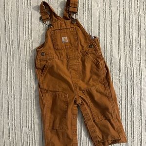 Toddler Carhartt Canvas Overalls. 12 mo. New Condition